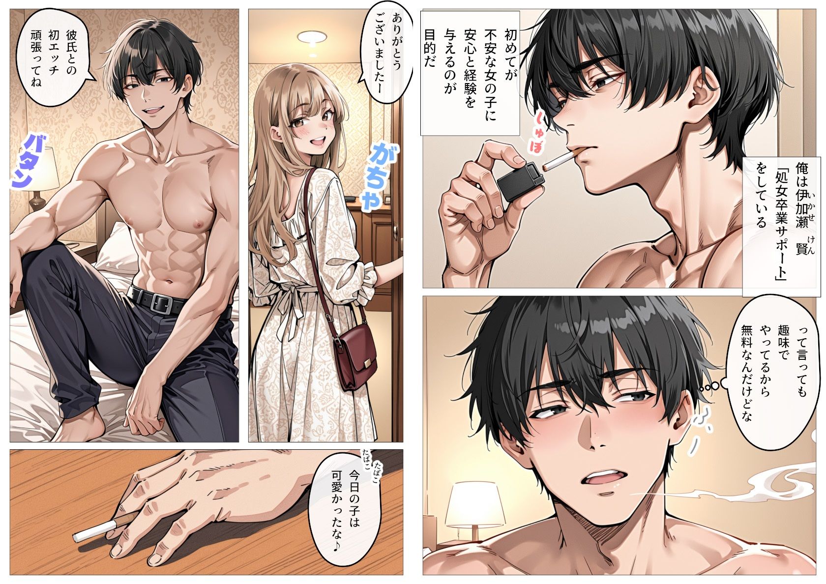 無料エロ漫画 処女卒業サポート