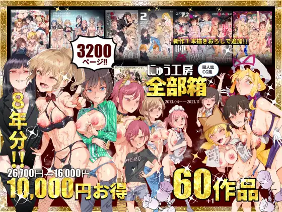 にゅう工房全部箱【にゅう工房】wnacgやHitomi配信ある？無料で読めるの？