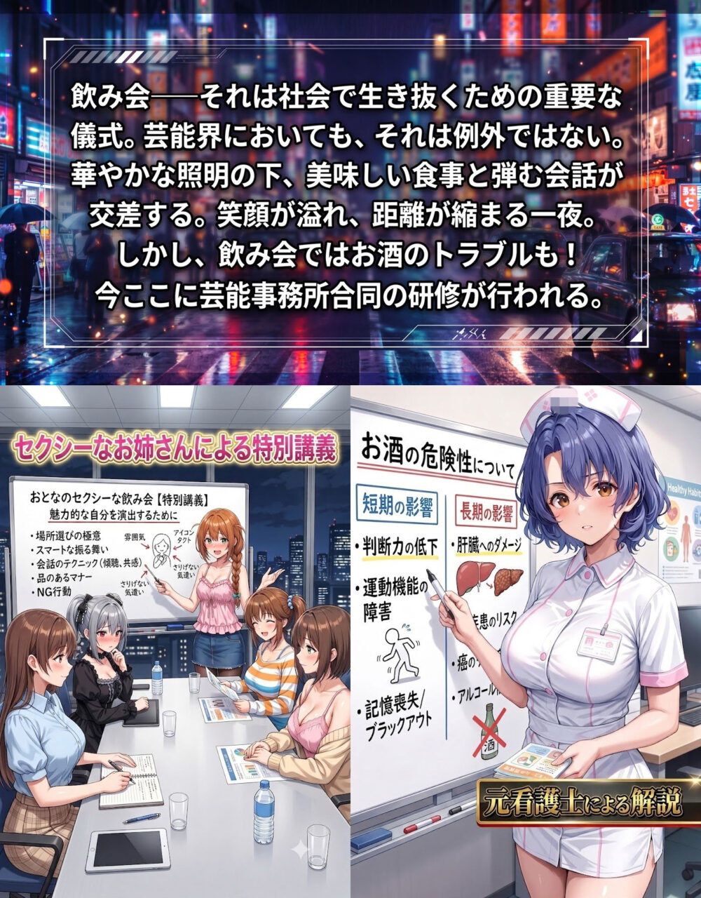 飲み会で喰われる3【アルバトロス】wnacg・rawやHitomiで無料で読める？